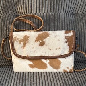 Myra Bag Tan and Cream Crossbody